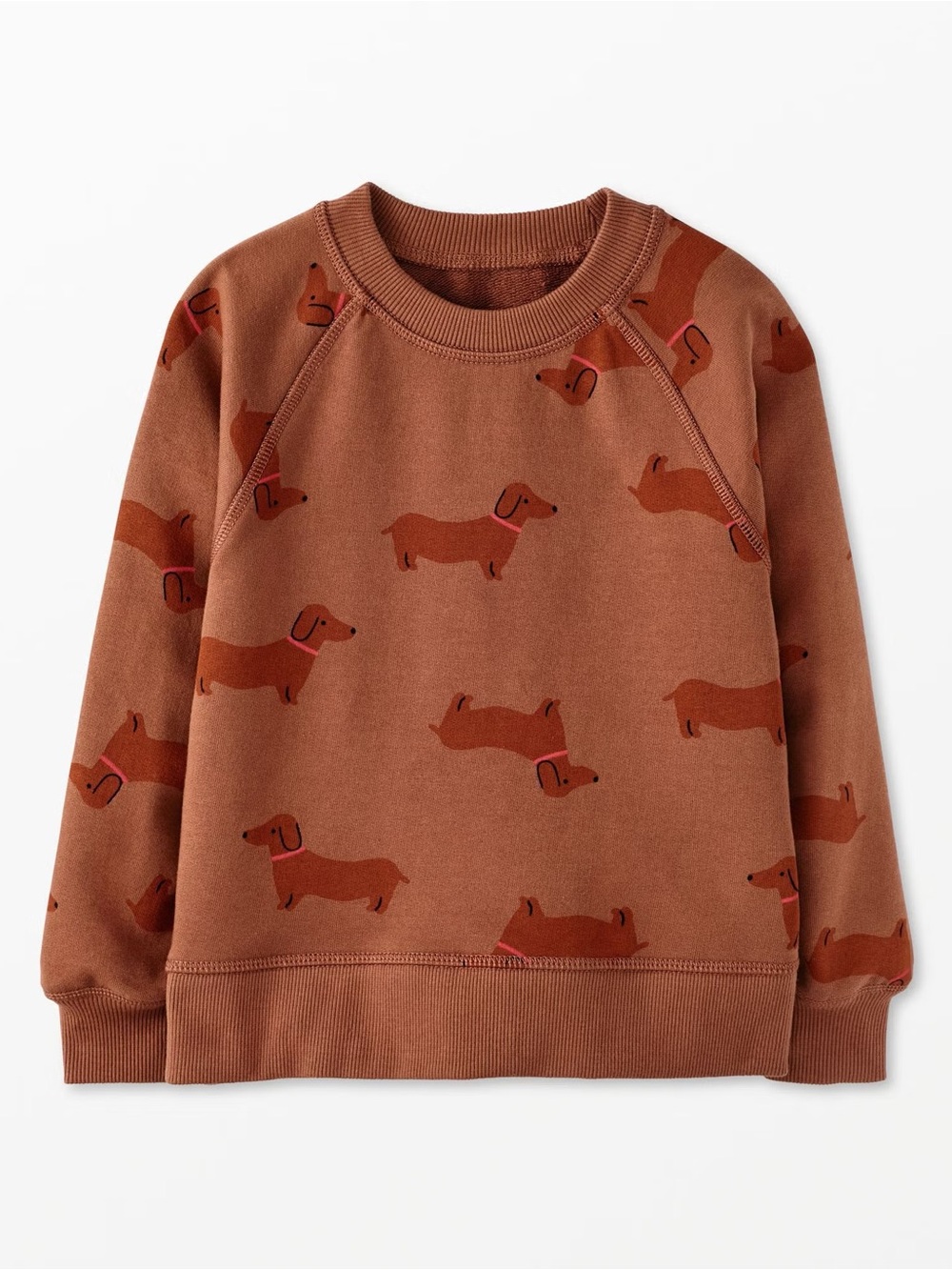 Hanna Andersson Boys/Girls Size 12 Dachshund Wiener Dog French Terry Sweatshirt